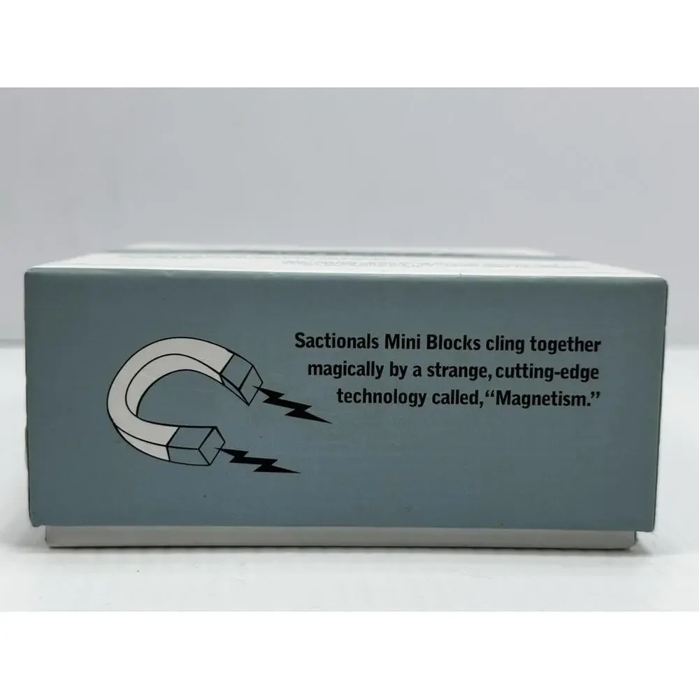 LoveSac Sactionals Mini Blocks‎ 10 Seats 10 Sides Magnetic Modular Furniture BLK